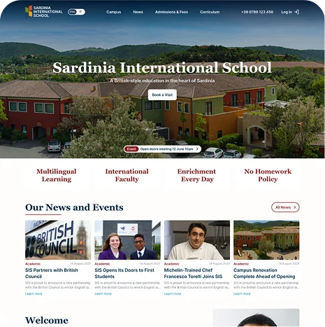 Proyecto Sardinia International School